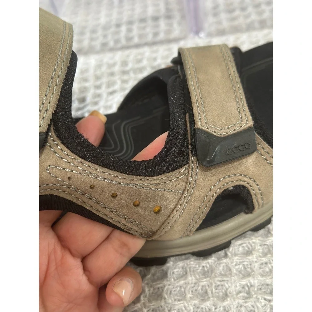 ECCO‎ Sporty Adjustable Strap Sandals Comfort Footbed Outdoor Size 40